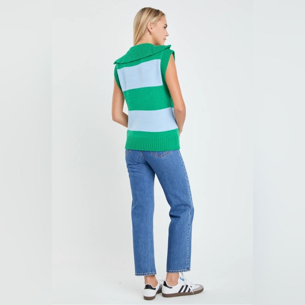 English Factory Sweater Polo Vest - Picture 3 of 7